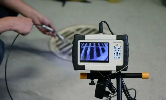 Drain camera inspection for sewer and drain lines