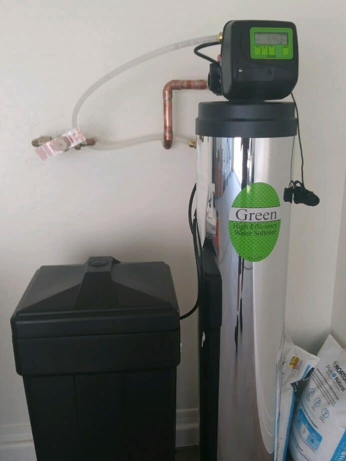 water softener installed